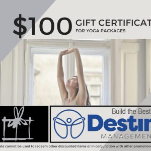 Yoga Gift Certificate $100