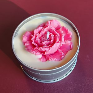 peony candle overhead