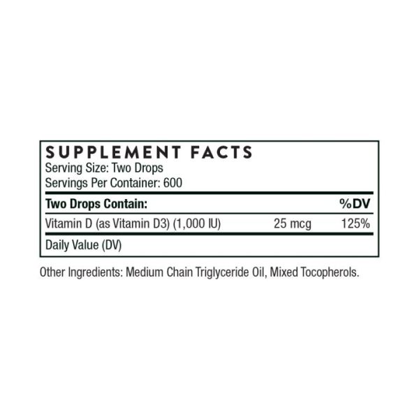 Thorne Vitamin D Liquid